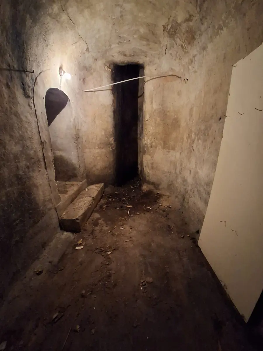 Cave vidée, prête pour le nettoyage — débarras de cave à Paris